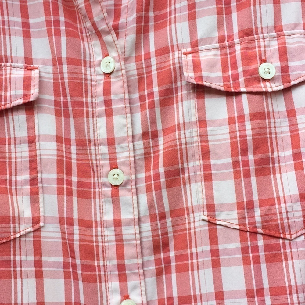 EDDIE  BAUER  2XL short sleeve Vented sides Pockets Bust Darts shirt. Cooling. - Picture 15 of 15